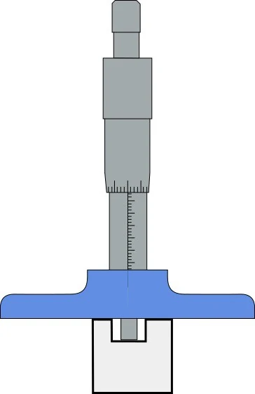 Микрометр для измерения глубины